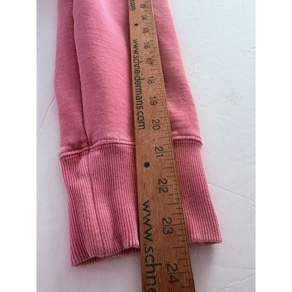 Disneyland Resort Spellout Sweatshirt Size M Pink Pullover Fleece Oversize Comfy - Picture 8 of 11